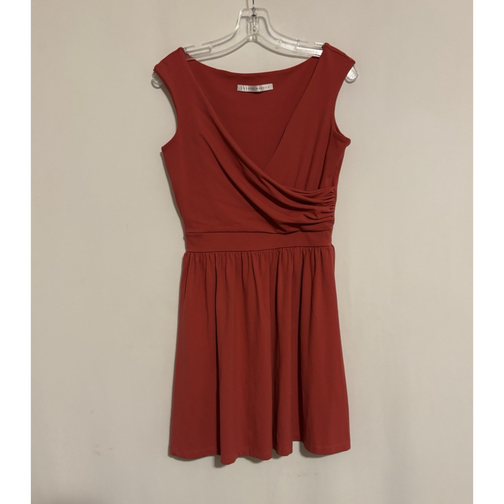 Susana Monaco Dress Medium Orange Mini Short Fit & Flare Sleeveless